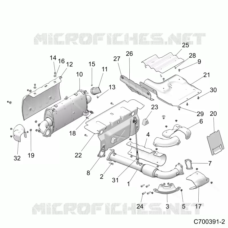 ENGINE, ECHAPPEMENT