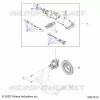 BRAKES, ETRIER DE FREIN ARRIERE