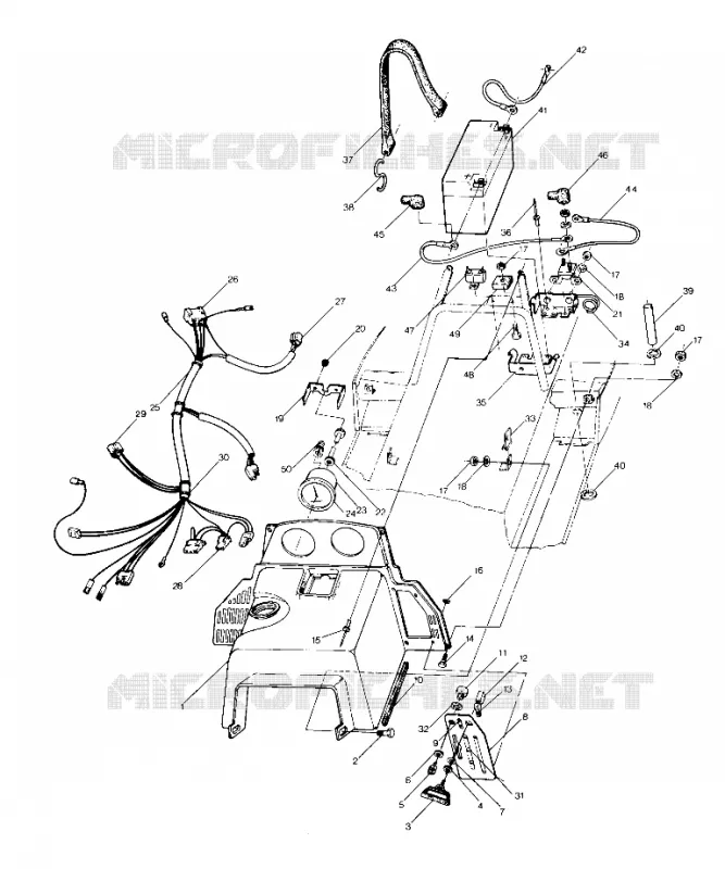 CONSOLE ET EQUIPEMENT ELECTRIQUE STAR AND SPRINT E/S (4914151415005A)