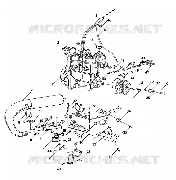 SUPPORT MOTEUR 440 (4921242124031A)