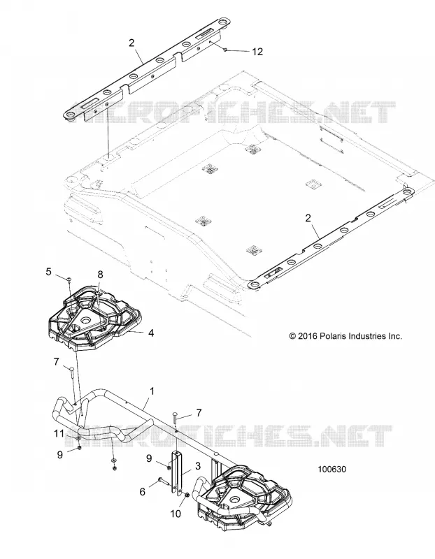 PORTE BAGAGES ARRIERE AND BOX SIDE RAILS
