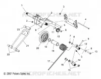 SUSPENSION, BRAS DE SUSPENSION ARRIERE, U.S.