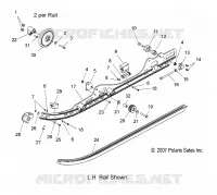SUSPENSION, FIXATION RAIL