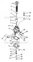 CARBURATEUR (RMK) XLT RMK 0970956 (4937693769D003)
