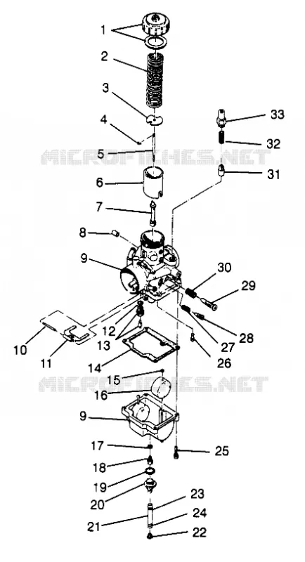 CARBURATEUR (RMK) XLT RMK 0970956 (4937693769D003)