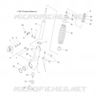 SUSPENSION, JAMBE DE FORCE AVANT