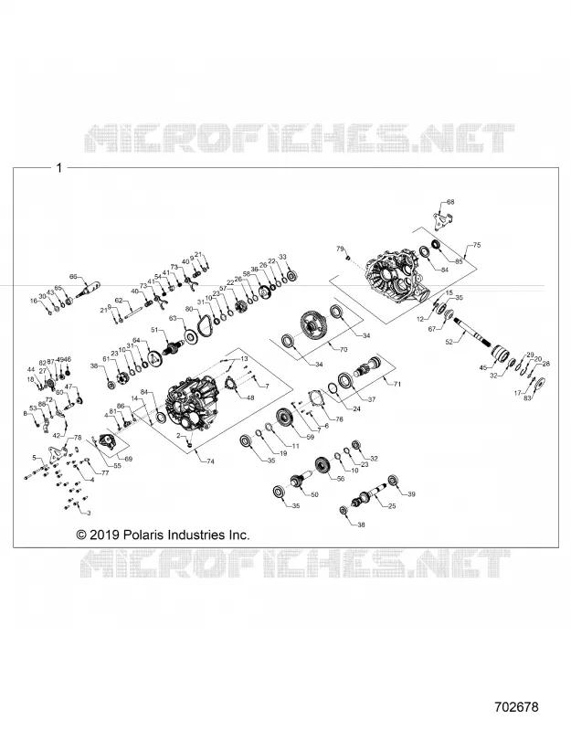 DRIVE TRAIN, PONT PRINCIPAL INTERNALS