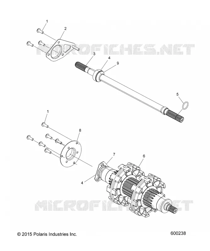 SYSTÈME DE TRANSMISSION, JACKSHAFT AND ARBRE DE TRANSMISSION