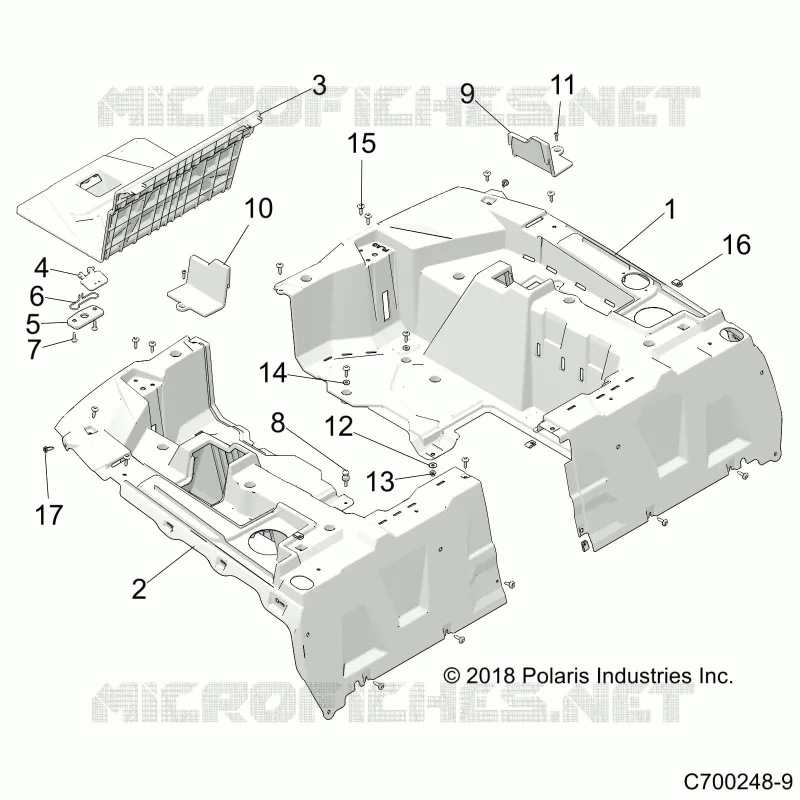 CARROSSERIE ARRIERE RACK