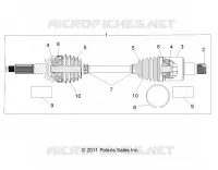 SYSTÈME DE TRANSMISSION ARRIERE HALF SHAFT