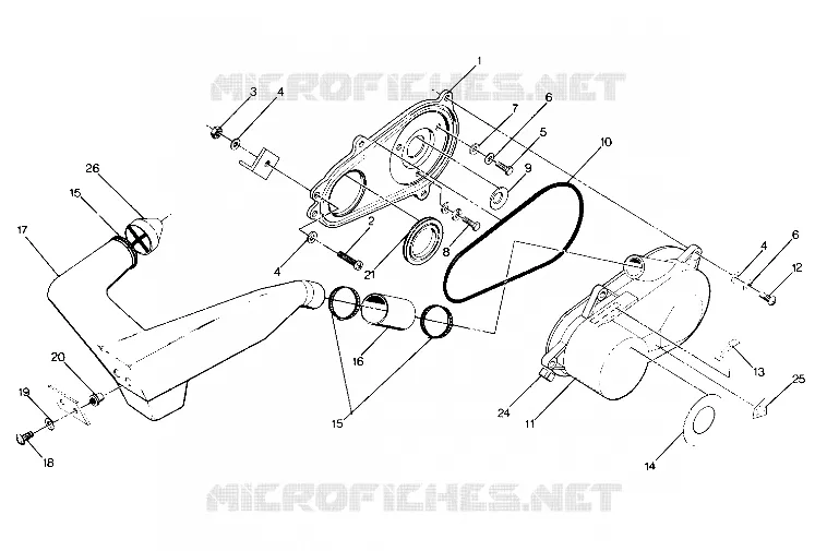 COUVERCLE D'EMBRAYAGE ASSEMBLY (4914771477020A)