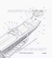 CHASSIS, REAR, MISC. COVERS AND SNOWFLAP