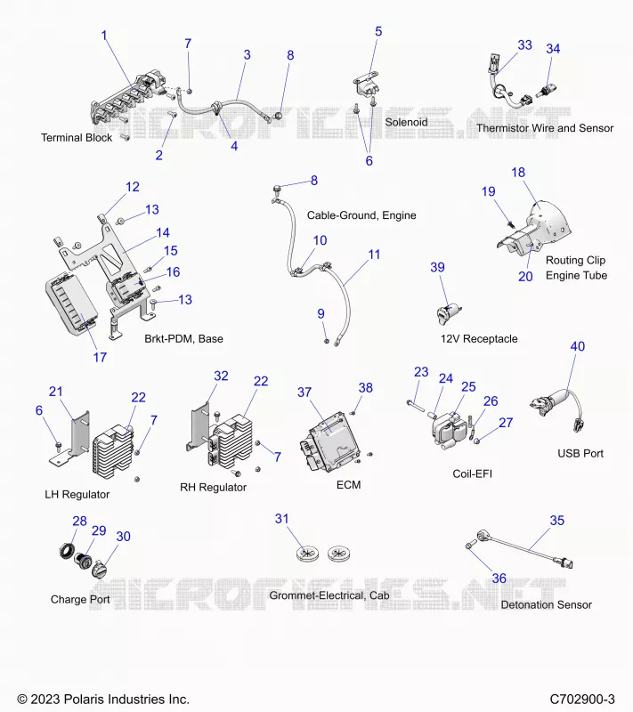 ELECTRICITE, COMPONENTS