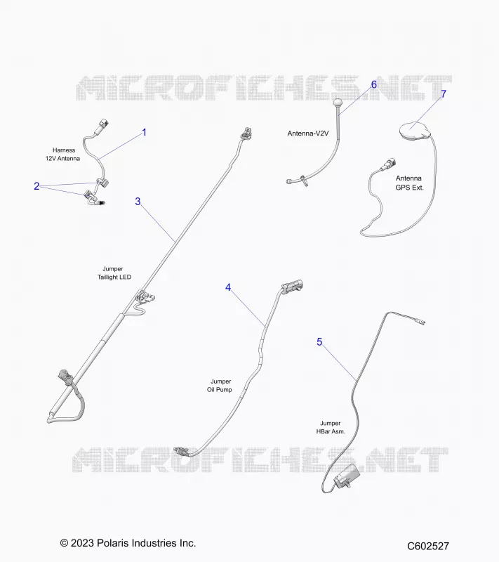 ELECTRICITE, JUMPER WIRES/ANTENNAS/HARNESS