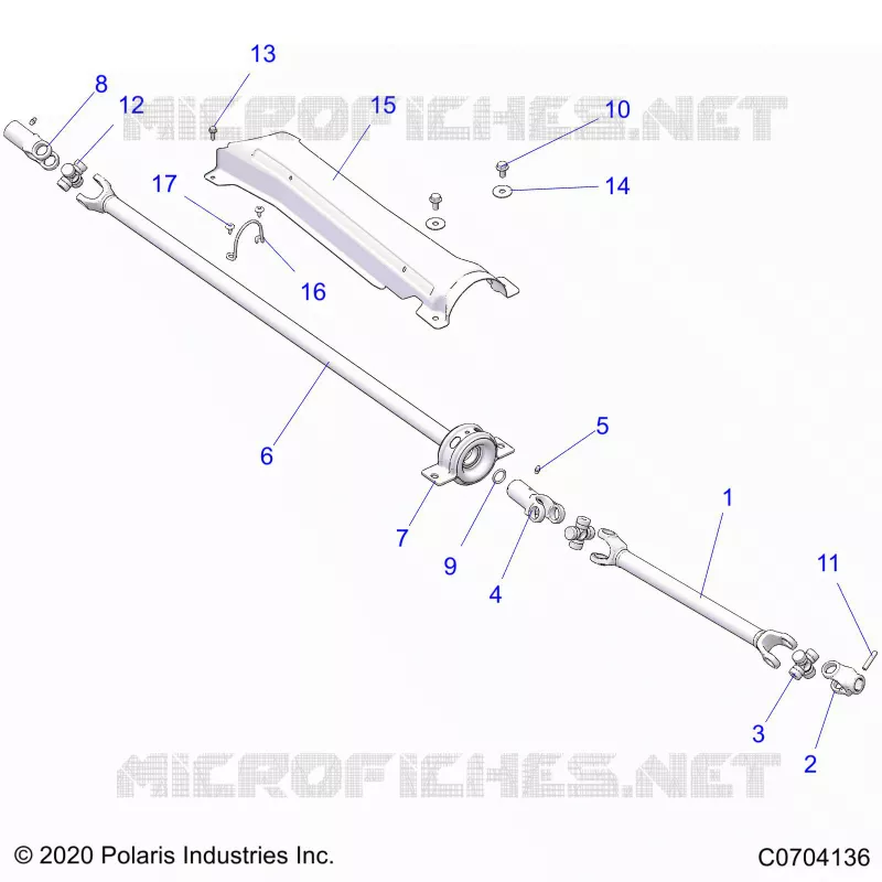 SYSTÃˆME DE TRANSMISSION, FRONT PROP SHAFT