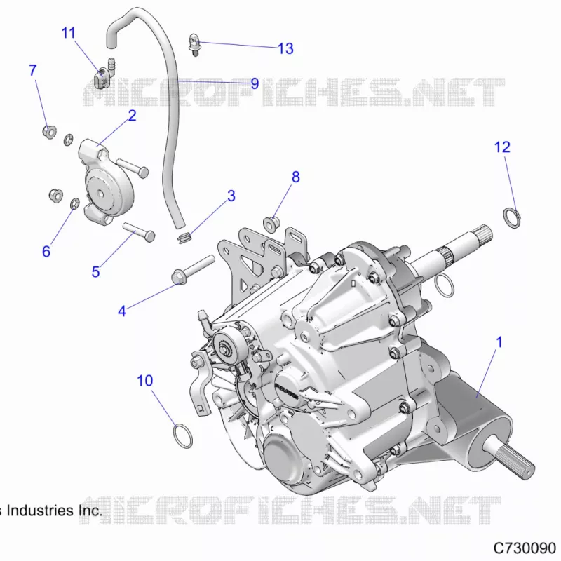 SYSTÃˆME DE TRANSMISSION, MAIN GEARCASE MOUNTING