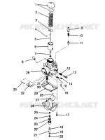 CARBURATEUR LITE GT 0963133 AND EUROPEAN LITE GT E963133 (4933083308C006)