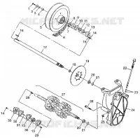 SYSTÈME DE TRANSMISSION 440 XCR 0971660 (4937893789B007)
