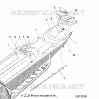 CHASSIS, REAR, MISC. COVERS AND SNOWFLAP