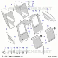 CARROSSERIE ARRIERE STORAGE COMPARTMENTS