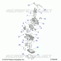 CARTERS MOTEUR AND CRANKSHAFT