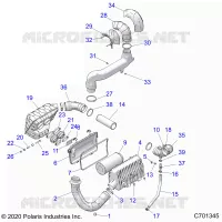 ENGINE, PRISE D'AIR SYSTEM