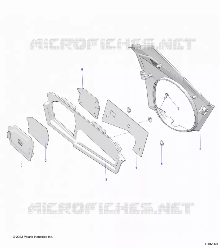 BODY, CLOSE OFF PANEL and ACCESS PANEL