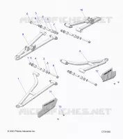 SUSPENSION AVANT CONTROL ARMS