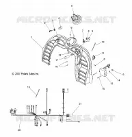 ELEMENTS ELECTRIQUES CONSOLE CENTRALE
