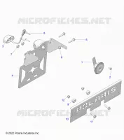 ELECTRICITE, HORN, AND LICENSE PLATE LIGHT