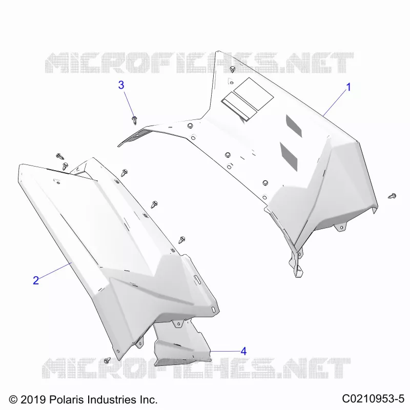CARROSSERIE ARRIERE CAB AND HEAT SHIELDS