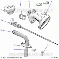 ENGINE, JAUGE D'HUILE