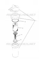 VIDANGE ASSEMBLY SLT 750 B954170 (4930563056C009)