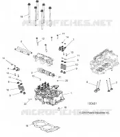 ENGINE, CYLINDRE HEAD, CAM AND VALVES