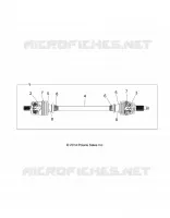 SYSTEME DE TRANSMISSION, FRONT HALF SHAFT