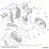 SYSTÃˆME DE TRANSMISSION, CLUTCH COVER AND DUCTING