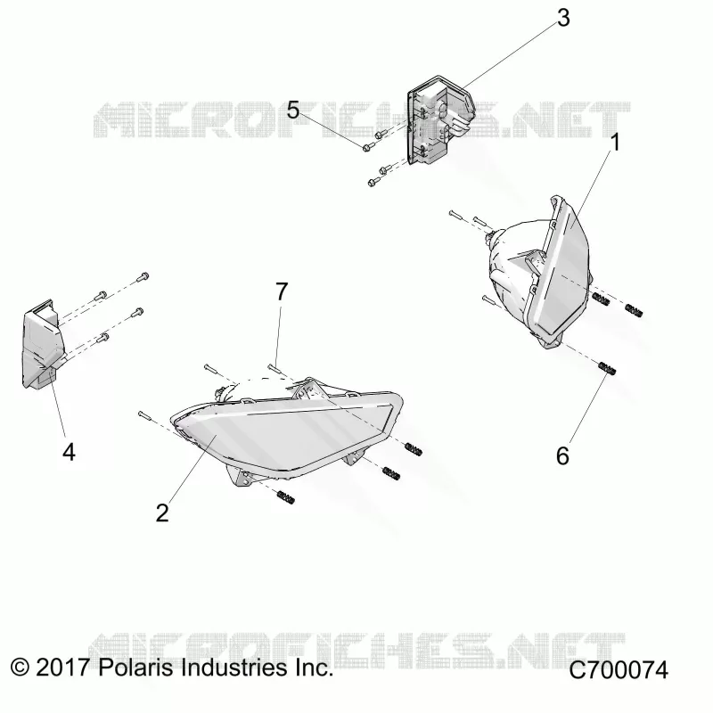 ELECTRICITE, HEADLIGHTS AND TAILLIGHTS
