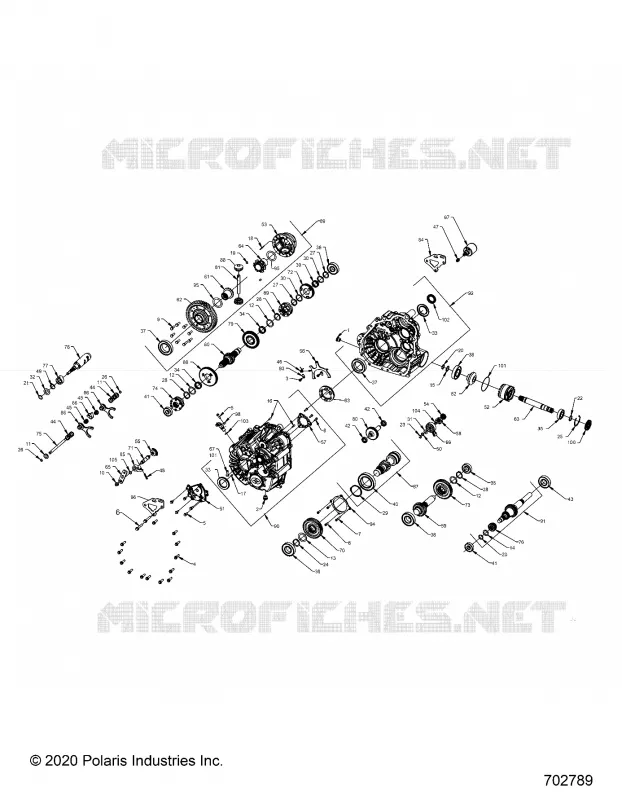 SYSTÃˆME DE TRANSMISSION, MAIN GEARCASE INTERNALS