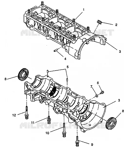CARTERS MOTEUR ASSEMBLY XLT E940767,  XLT SP E940667    XLT SKS E940567 (49274227420032)