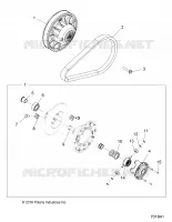 SYSTEME DE TRANSMISSION, SECONDARY CLUTCH