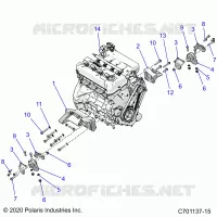 MOTEUR, MOUNTING & LONG BLOCK