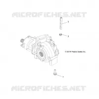 DRIVE TRAIN, PONT MOUNTING, FRONT