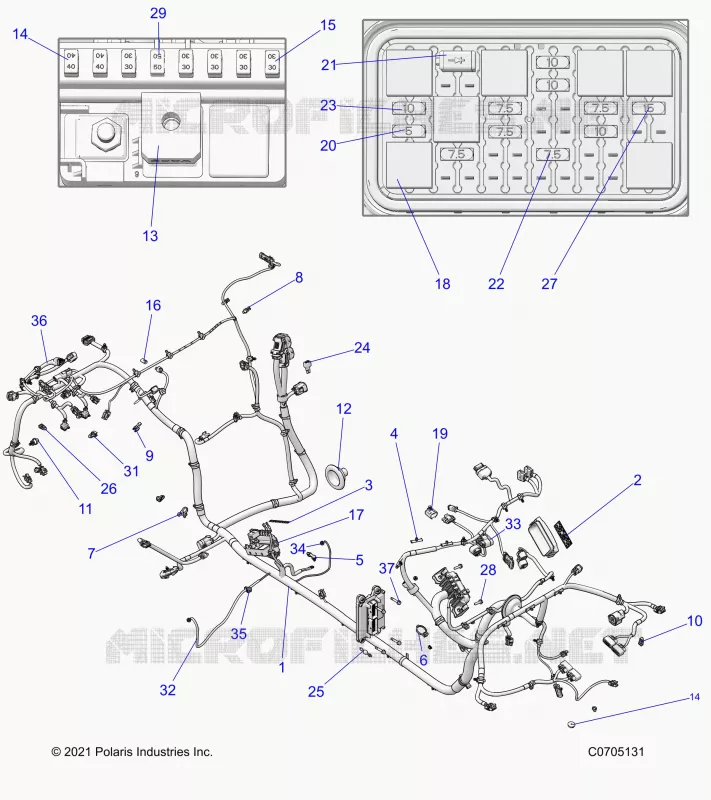 ELECTRICITE, WIRE HARNESS, CHASSIS