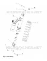 SUSPENSION, AMORTISSEUR ARRIERE, MOUNTING