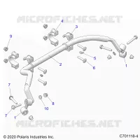 SUSPENSION, REAR BARRE STABILISATRICE