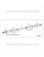 DRIVE TRAIN, HALF ARBRE DE TRANSMISSION ARRIERE
