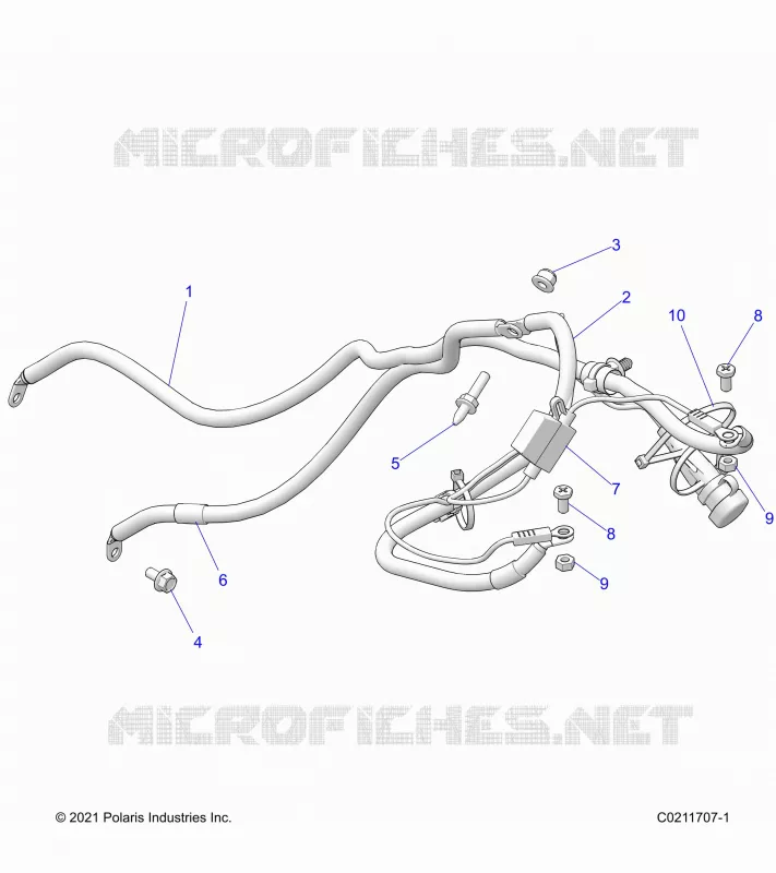 ELECTRICITE, BATTERY CABLE