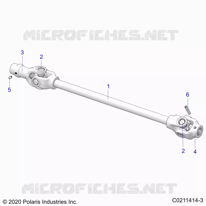SYSTÃˆME DE TRANSMISSION, FRONT PROP SHAFT