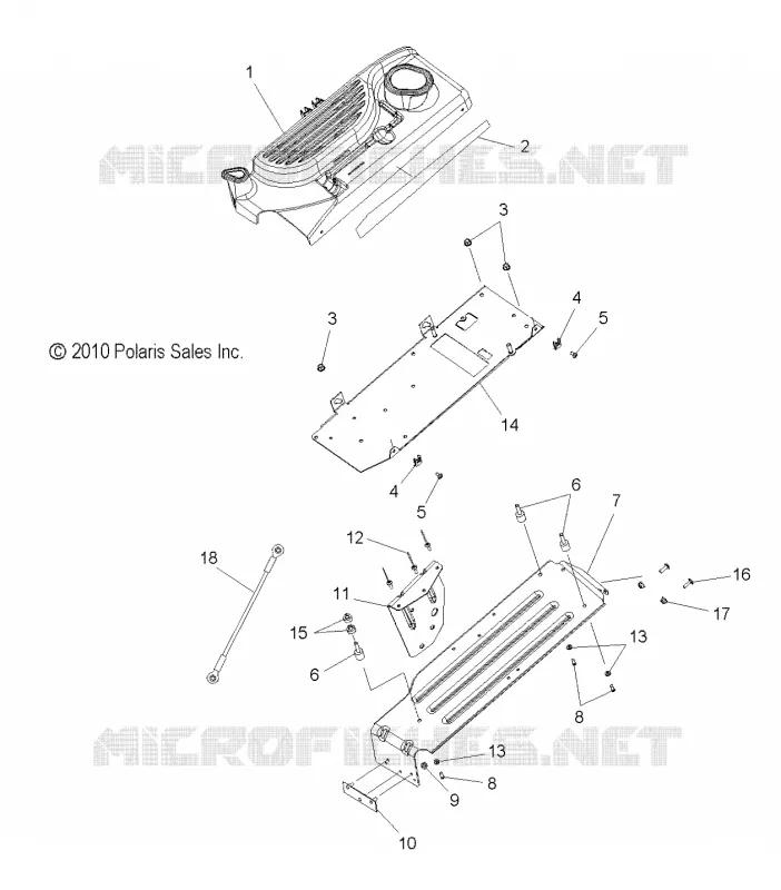 CHASSIS, PROTECTION D'EMBRAYAGE AND COVER