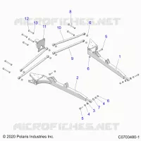 SUSPENSION ARRIERE CONTROL ARMS